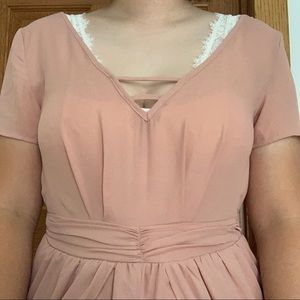 Very J Pink Romper Dress